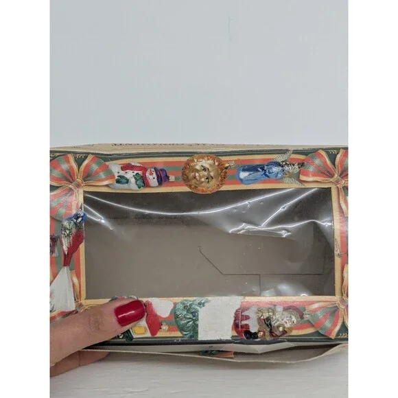 Inge Glas Glass Mouth Blown German Ornaments Baby First Christmas Set Of 3 New - Picture 15 of 16